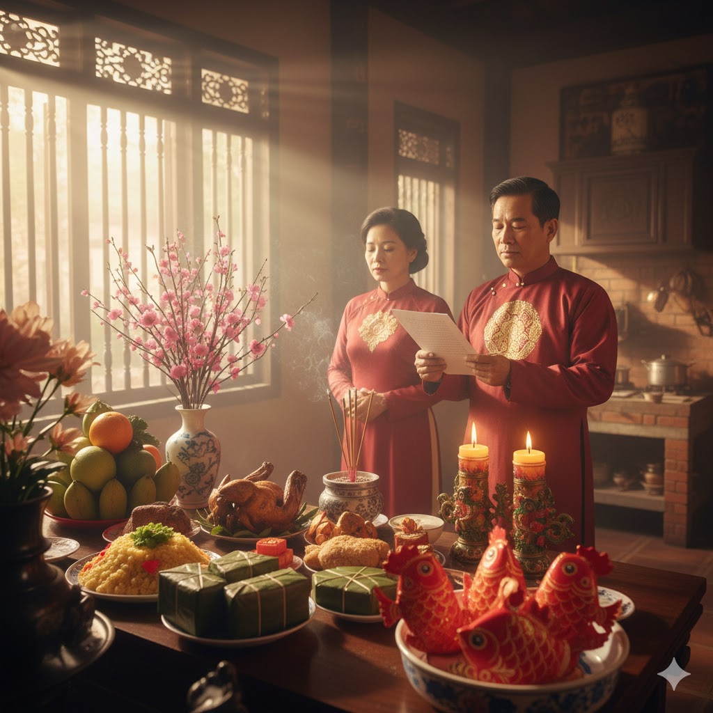 Ý nghĩa sâu sắc của bài Văn Cúng ông Công ông Táo